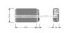AVA QUALITY COOLING CNV015 Evaporator, air conditioning